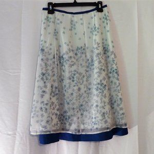 J Jill Silk/Cotton A-line skirt size 20